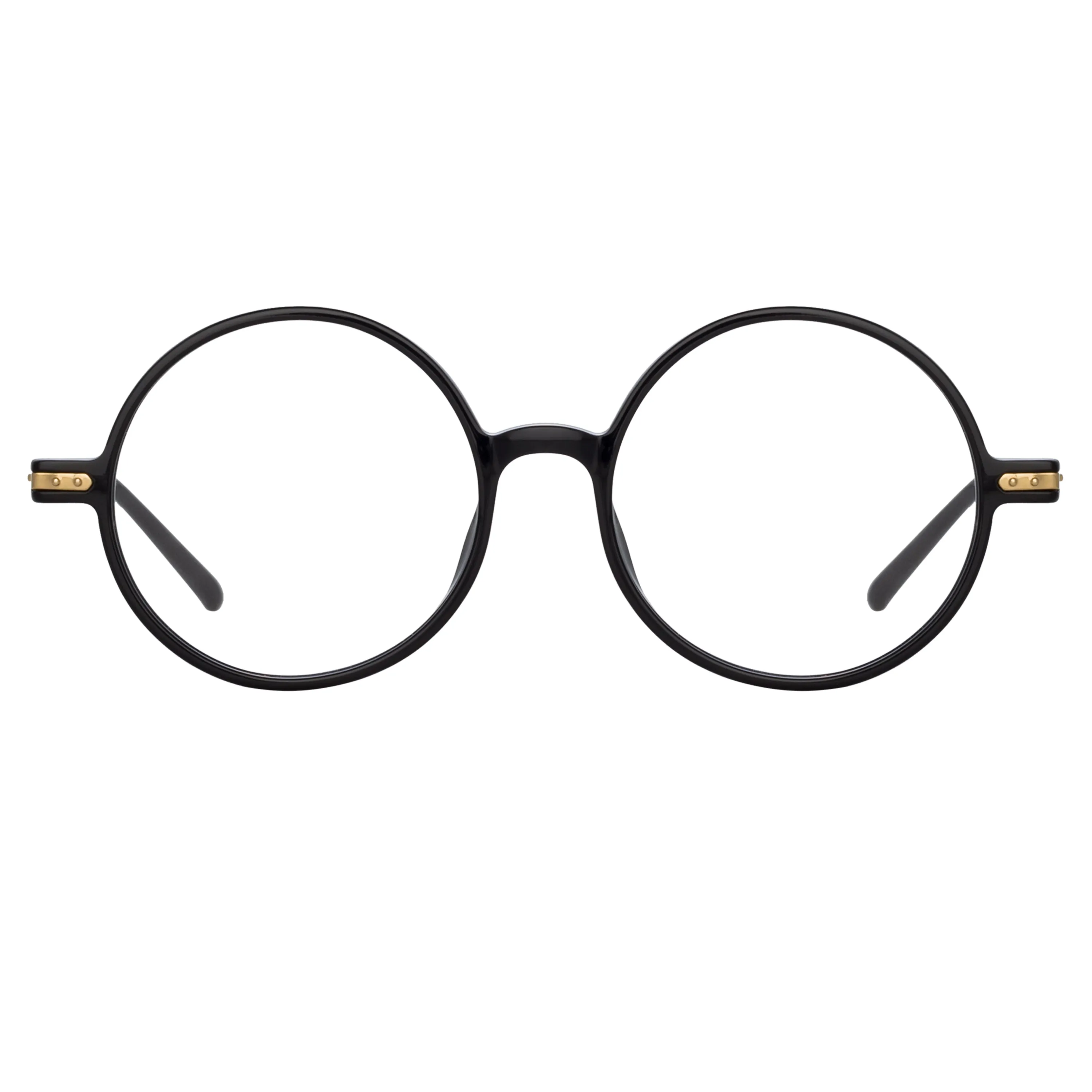 Spire Round Optical Frame in Black sold by Linda Farrow product image thumbnail 2