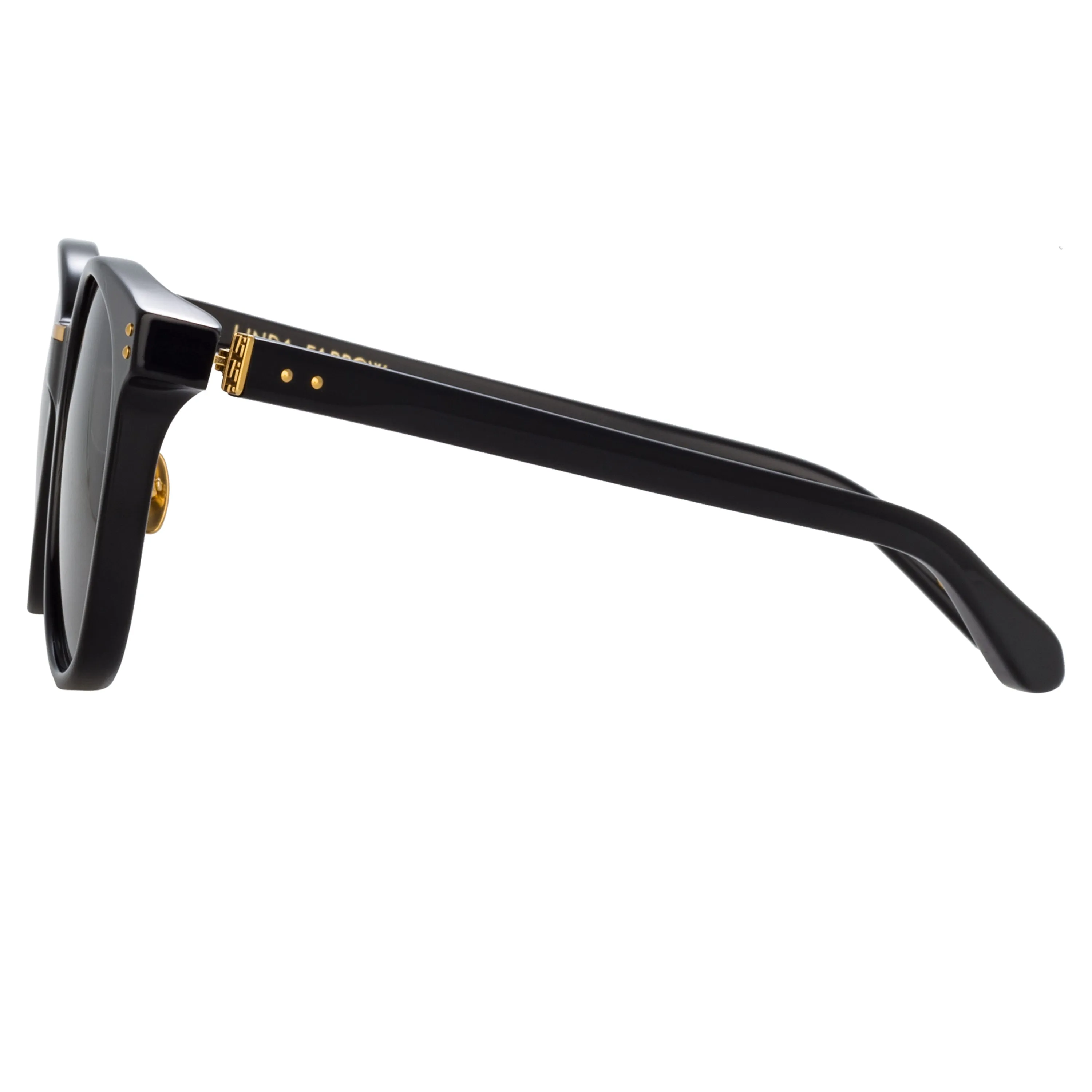 Palla D-Frame Sunglasses in Black sold by Linda Farrow product image thumbnail 3