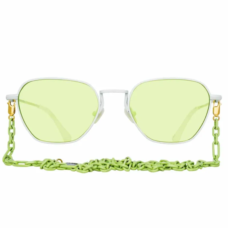 Alessandra Rich 1 C8 Rectangular Sunglasses sold by Linda Farrow