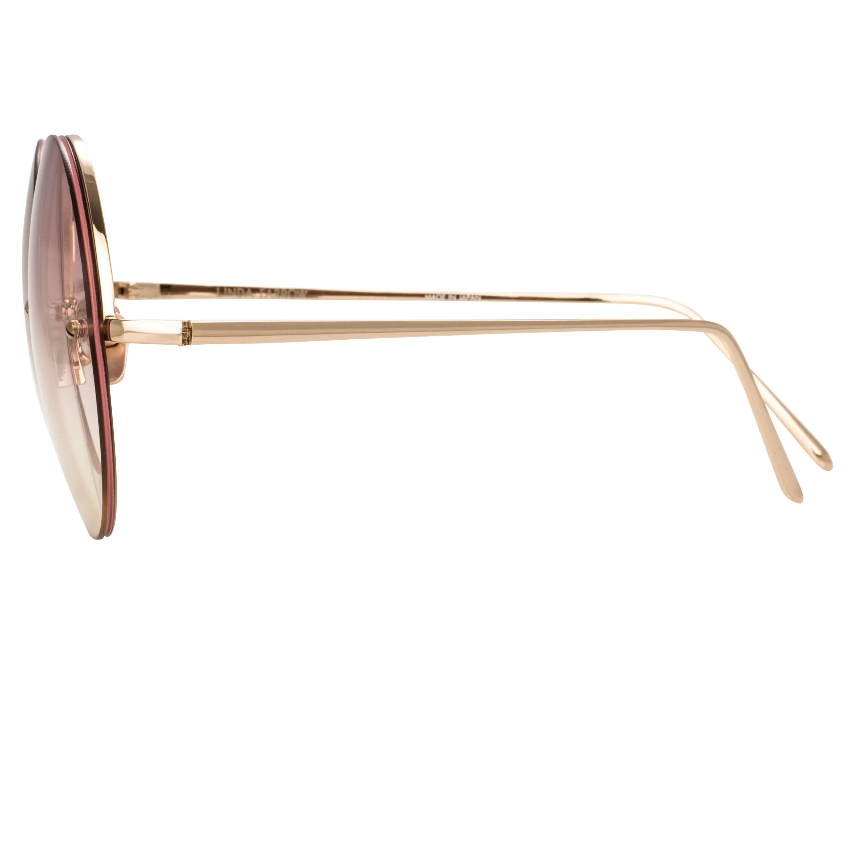 Linda Farrow 565 C11 Round Sunglasses sold by Linda Farrow product image thumbnail 4