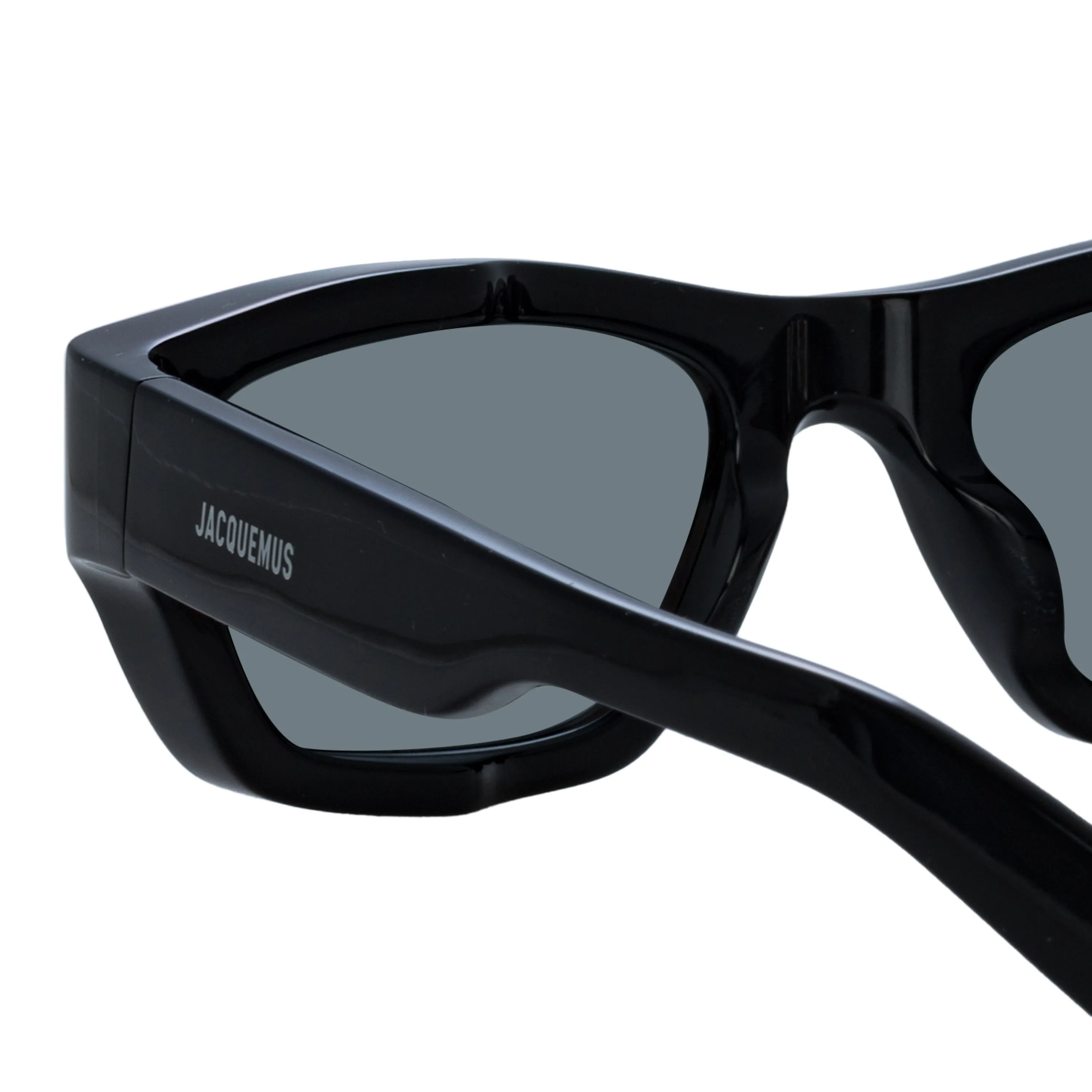 Meridiano D-Frame Sunglasses in Black by Jacquemus sold by Linda Farrow product image thumbnail 5