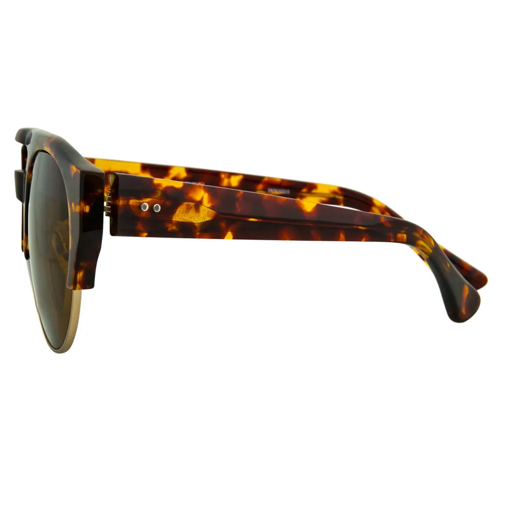 Dries Van Noten 152 C3 Oval Sunglasses sold by Linda Farrow product image thumbnail 3
