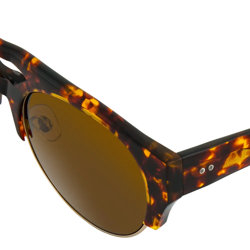 Dries Van Noten 152 C3 Oval Sunglasses sold by Linda Farrow product image thumbnail 4