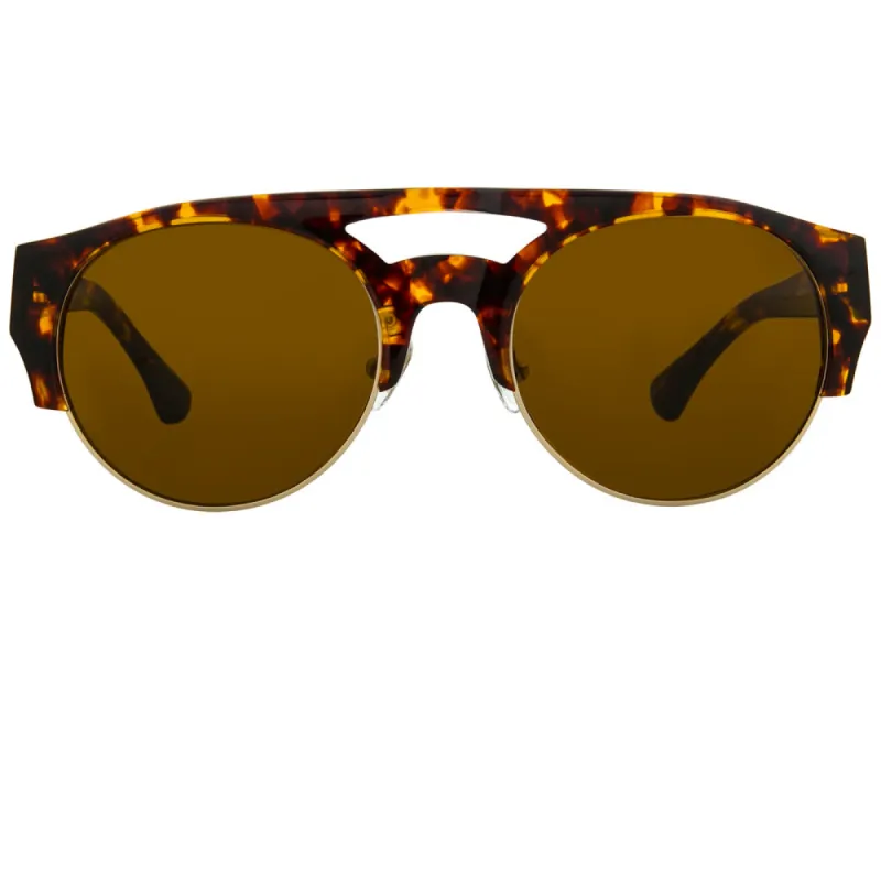 Dries Van Noten 152 C3 Oval Sunglasses sold by Linda Farrow