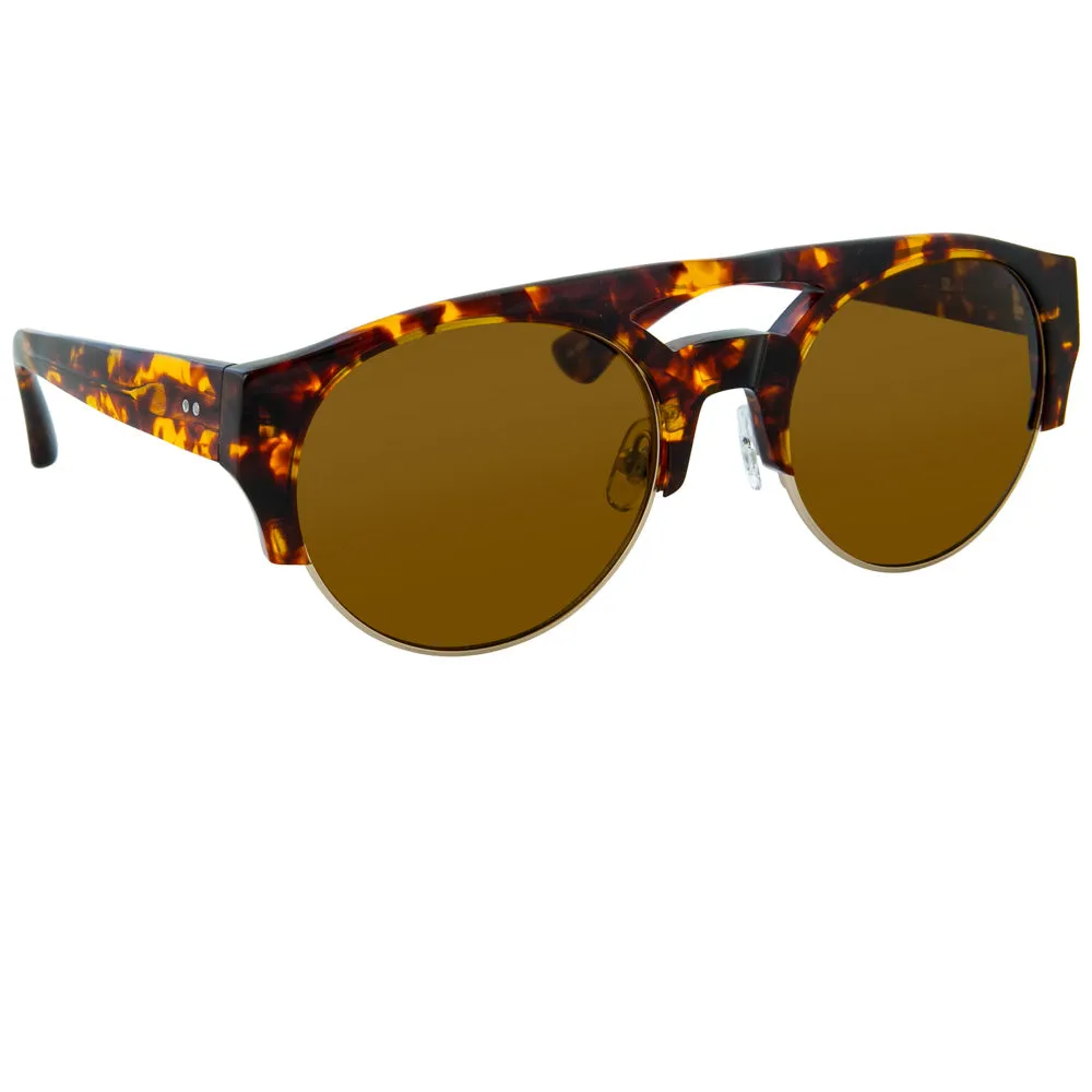 Dries Van Noten 152 C3 Oval Sunglasses sold by Linda Farrow product image thumbnail 2