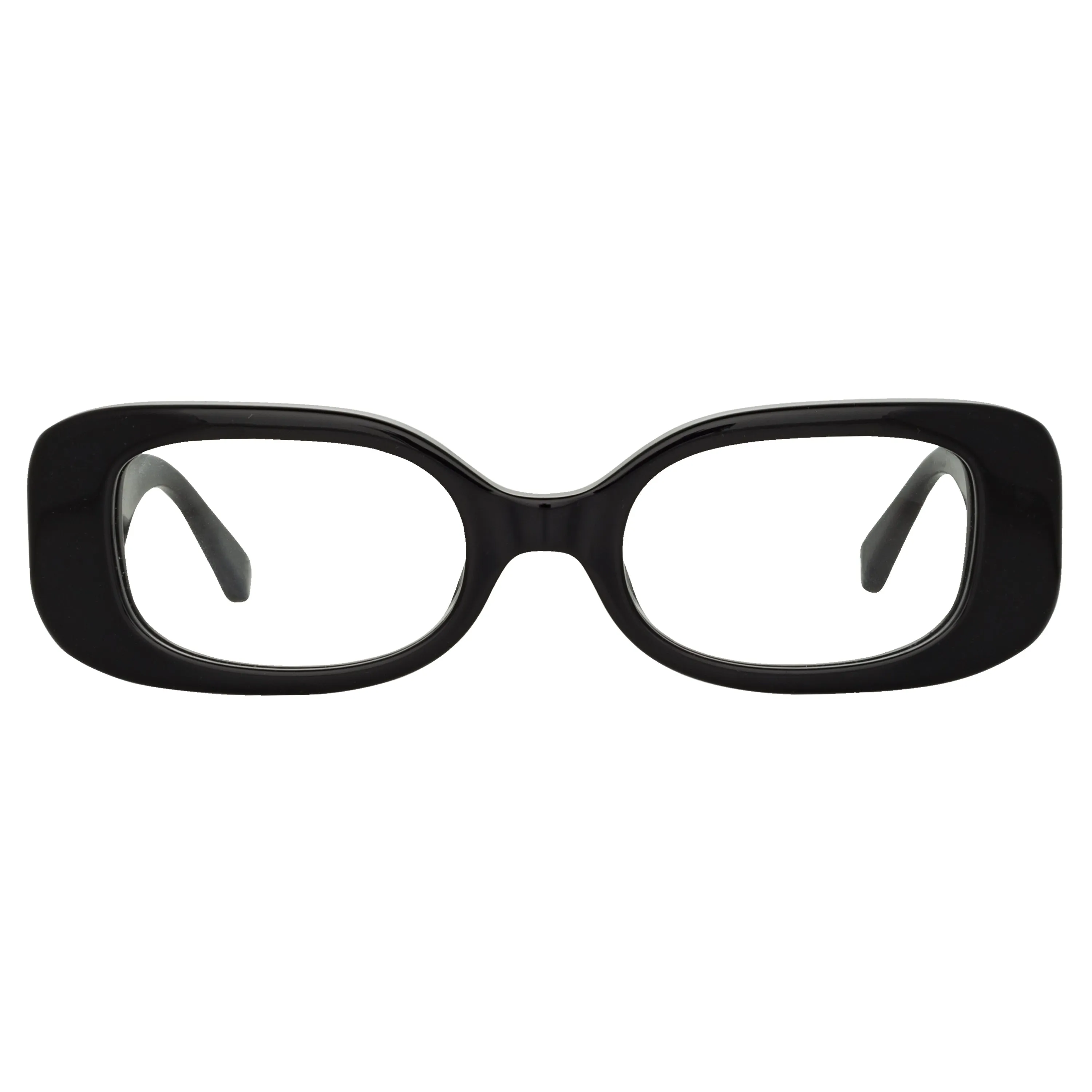 Lola Rectangular Optical Frame in Black sold by Linda Farrow product image thumbnail 2