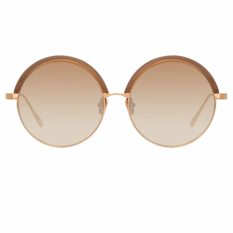 Linda Farrow Annie C7 Round Sunglasses sold by Linda Farrow