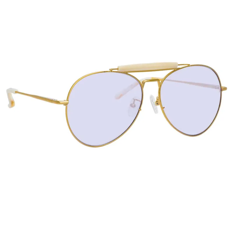 Dries Van Noten 187 C3 Aviator Sunglasses sold by Linda Farrow