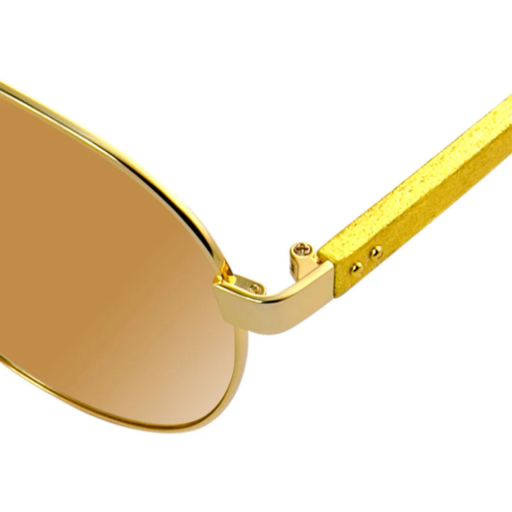 Linda Farrow 533 C1 Aviator Sunglasses sold by Linda Farrow product image thumbnail 4