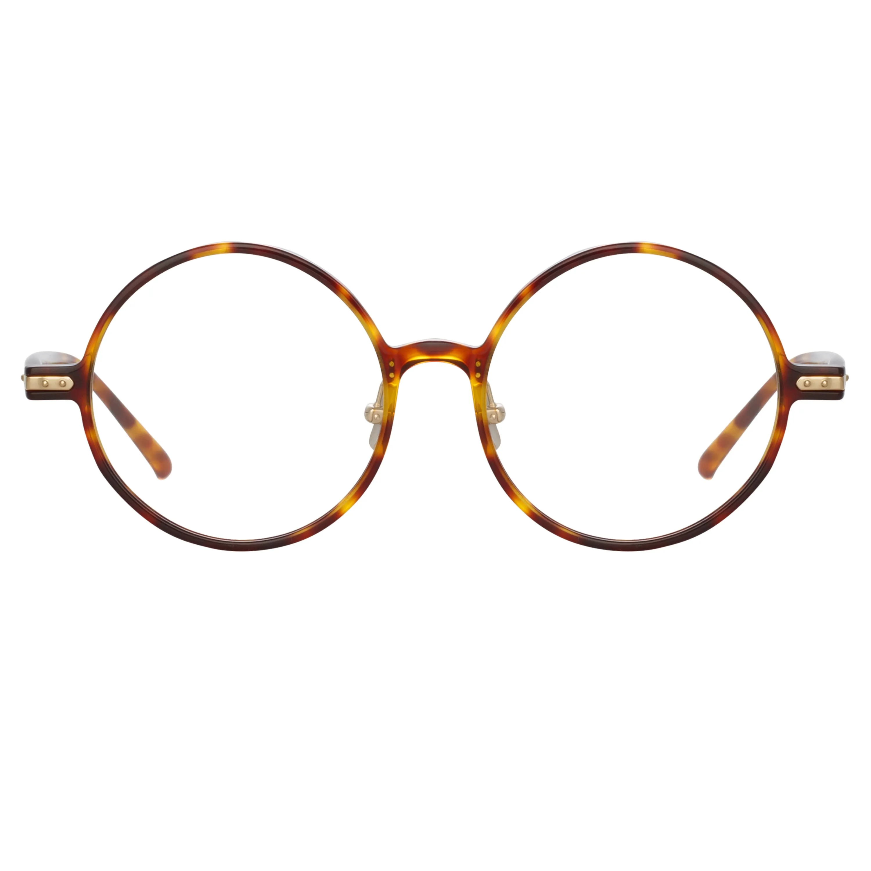 Spire A Round Optical Frame in Tortoiseshell sold by Linda Farrow product image thumbnail 2