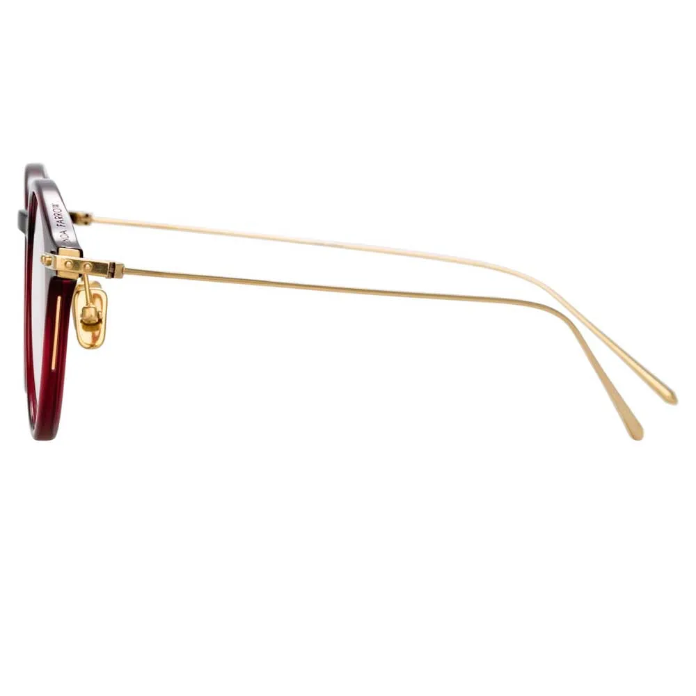 Linda Farrow Linear Arris C4 Oval Optical Frame sold by Linda Farrow product image thumbnail 3