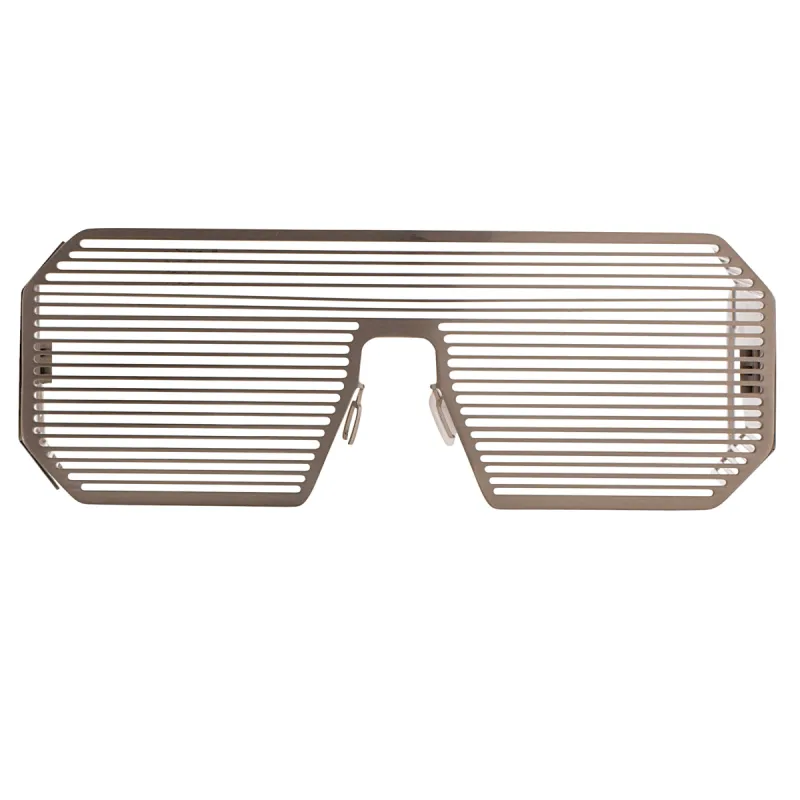 Boris Bidjan Saberi Sunglasses in Silver sold by Linda Farrow