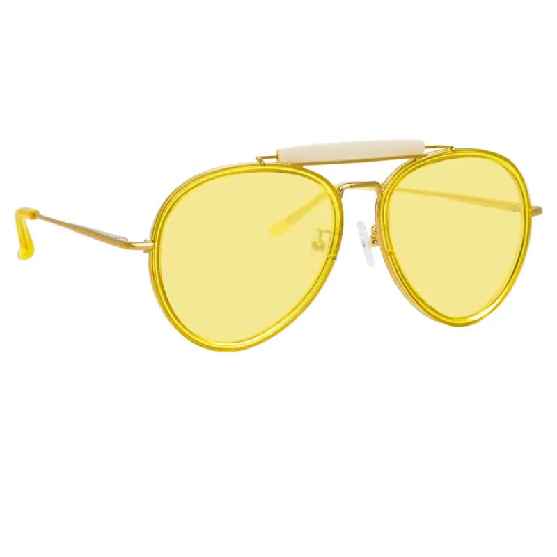 Dries Van Noten 188 C2 Aviator Sunglasses sold by Linda Farrow