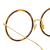Alesia A Round Sunglasses in Tortoiseshell sold by Linda Farrow