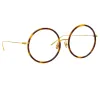 Alesia A Round Sunglasses in Tortoiseshell sold by Linda Farrow