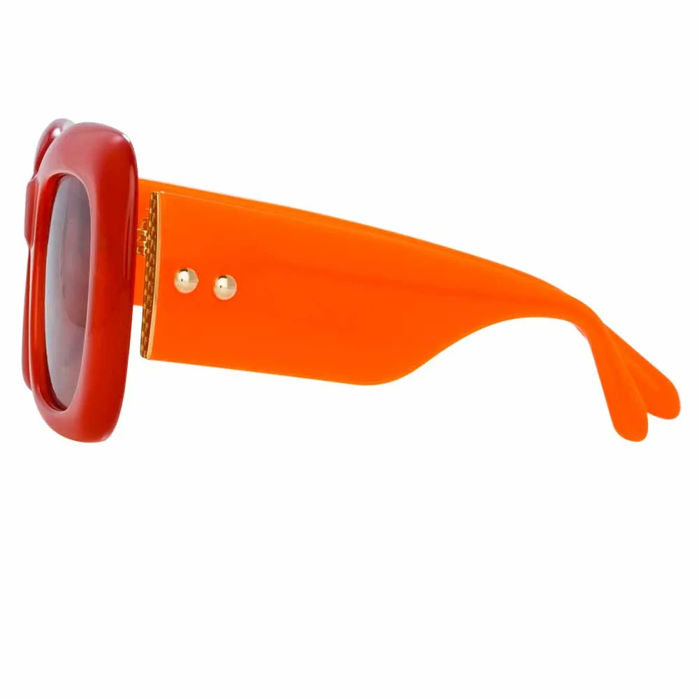Linda Farrow Lavinia C3 Rectangular Sunglasses sold by Linda Farrow product image thumbnail 3