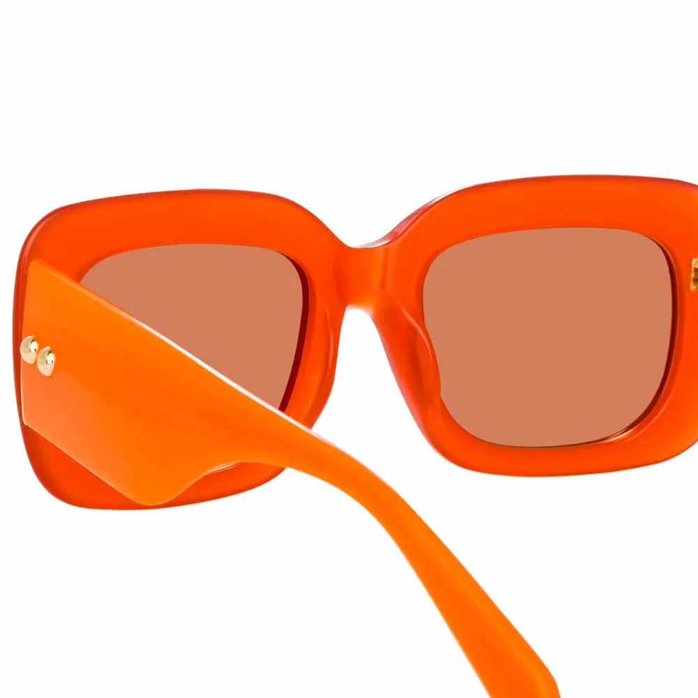 Linda Farrow Lavinia C3 Rectangular Sunglasses sold by Linda Farrow product image thumbnail 4