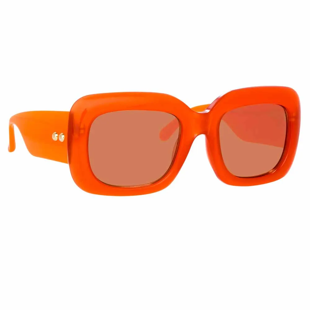 Linda Farrow Lavinia C3 Rectangular Sunglasses sold by Linda Farrow product image thumbnail 2