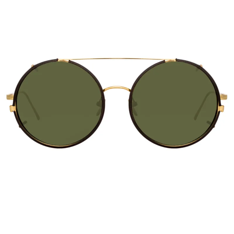 Linda Farrow Dalal C4 Round Sunglasses sold by Linda Farrow