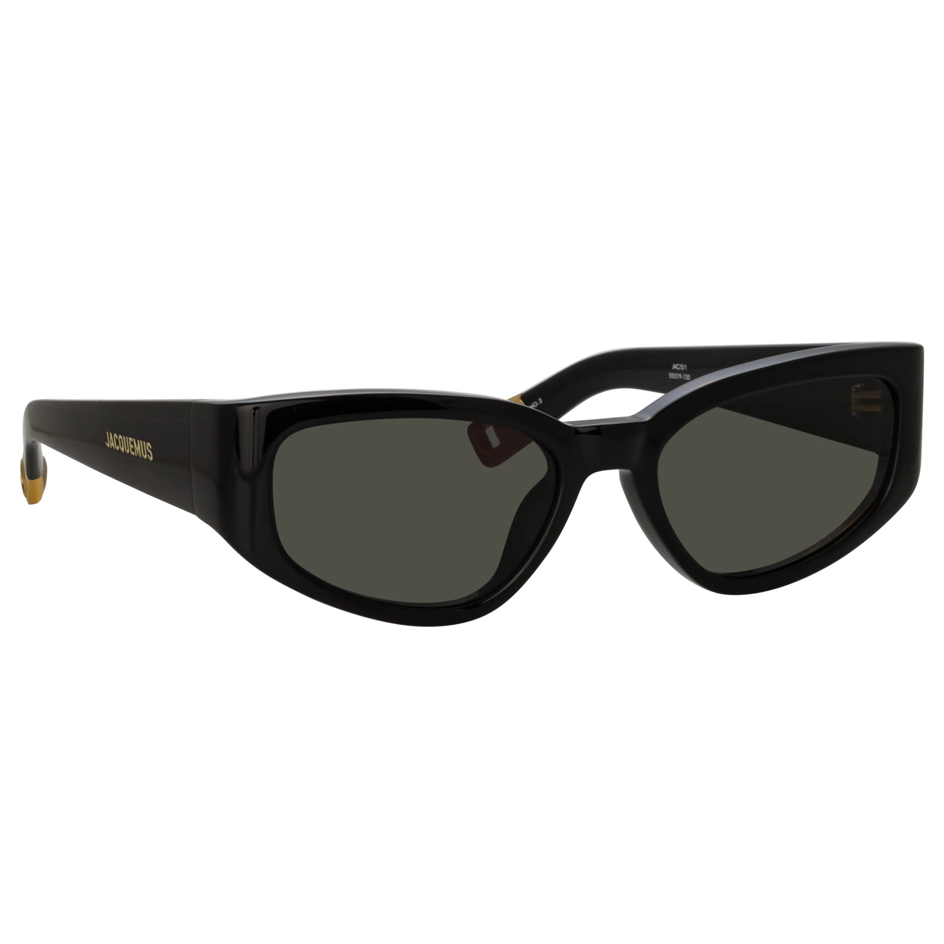 Gala Cat Eye Sunglasses in Black by Jacquemus sold by Linda Farrow product image thumbnail 4