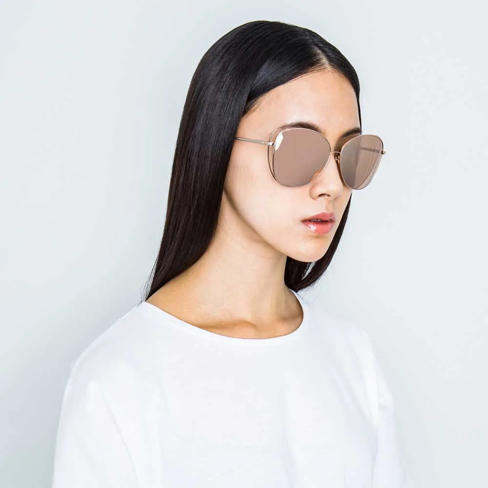 Linda Farrow 566 C3 Cat Eye Sunglasses sold by Linda Farrow product image thumbnail 5