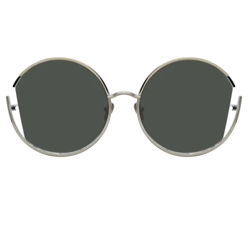 Linda Farrow Quarry C5 Round Sunglasses sold by Linda Farrow