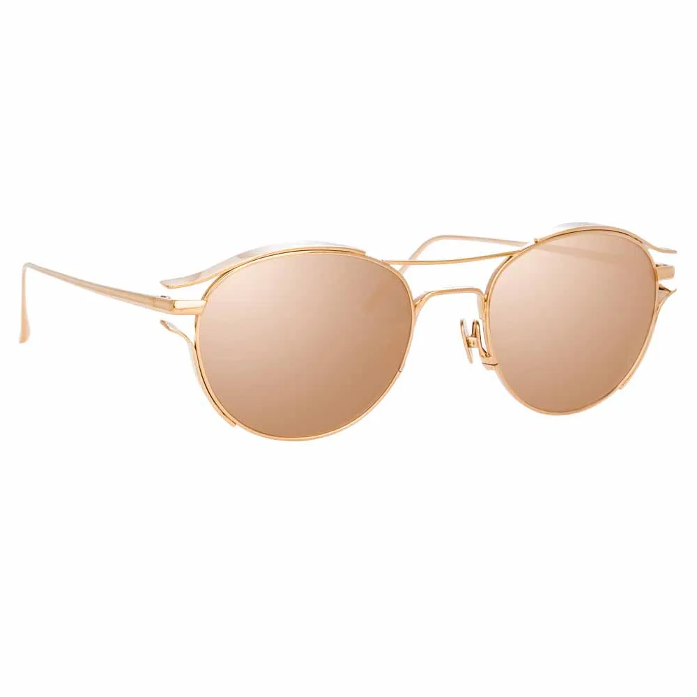 Linda Farrow Cradle C3 Oval Sunglasses sold by Linda Farrow product image thumbnail 2
