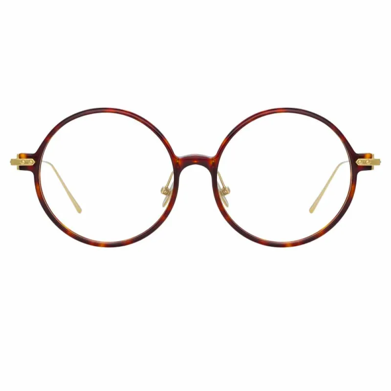 Linda Farrow Linear Savoye C3 Round Optical Frame sold by Linda Farrow