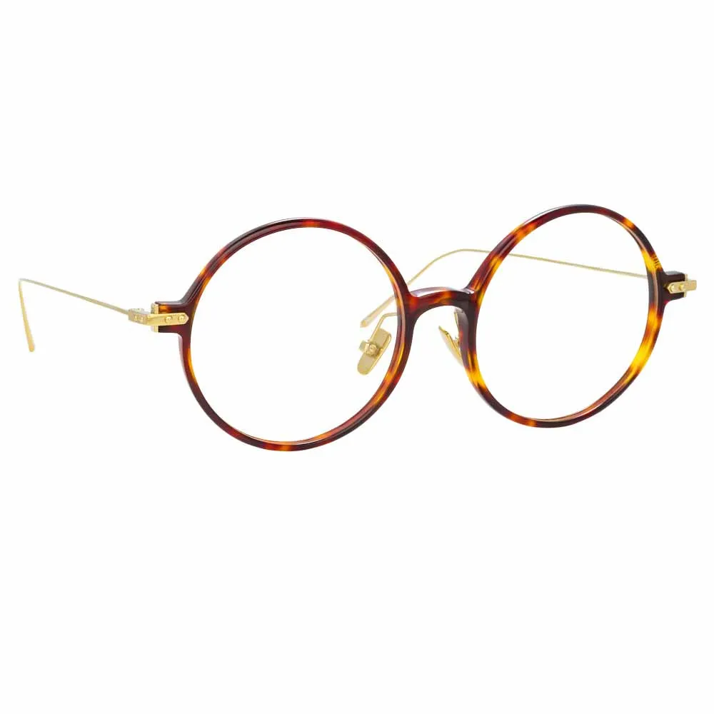 Linda Farrow Linear Savoye C3 Round Optical Frame sold by Linda Farrow product image thumbnail 2