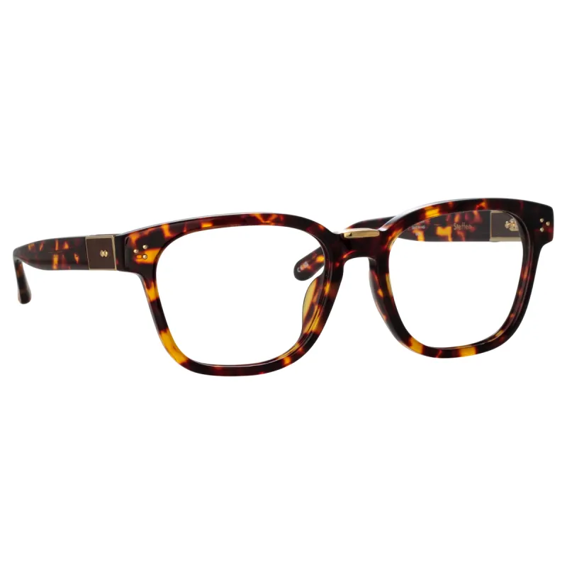 Steffen Optical D-Frame in Tortoiseshell sold by Linda Farrow