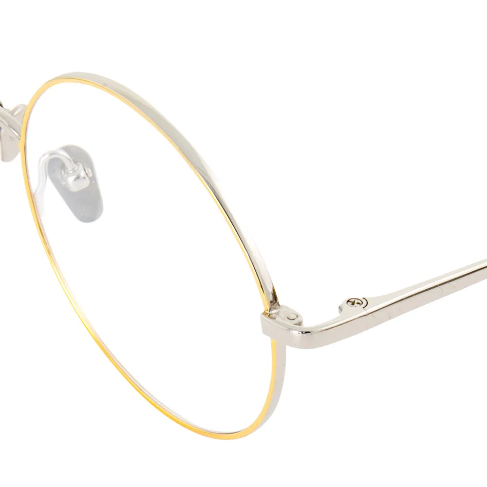 Linda Farrow 647 C8 Round Optical Frame sold by Linda Farrow product image thumbnail 4