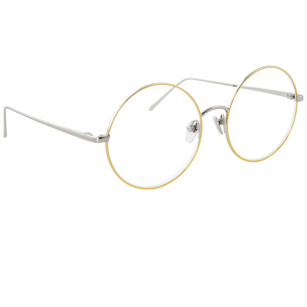 Linda Farrow 647 C8 Round Optical Frame sold by Linda Farrow product image thumbnail 2