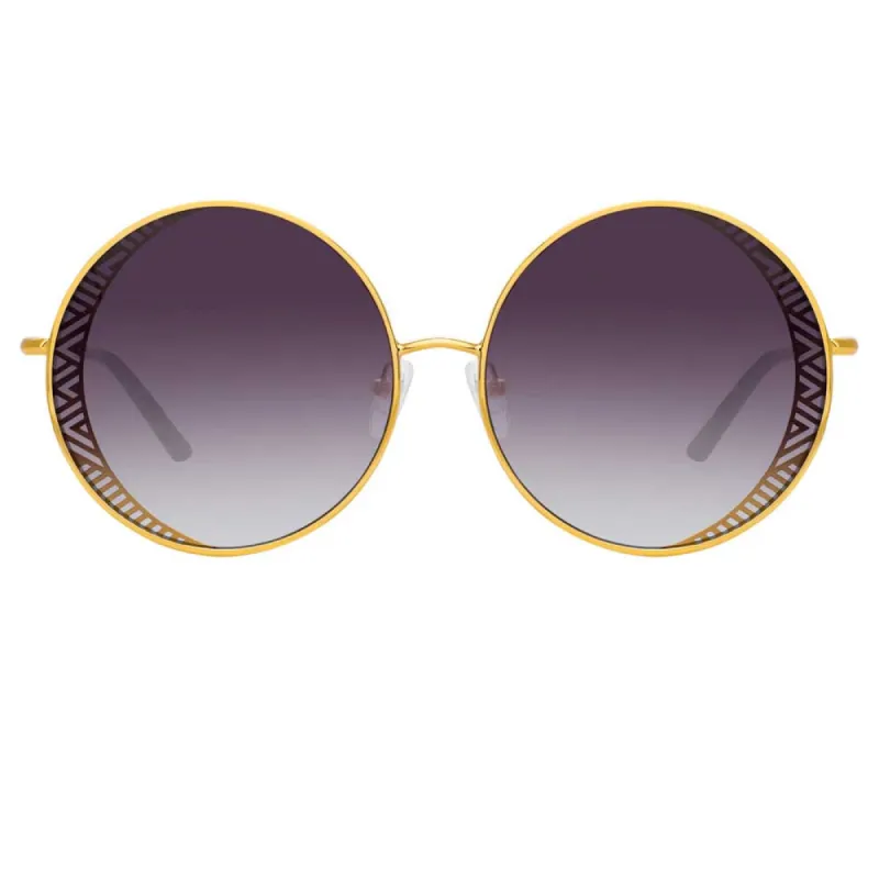 Matthew Williamson Blossom C1 Round Sunglasses sold by Linda Farrow