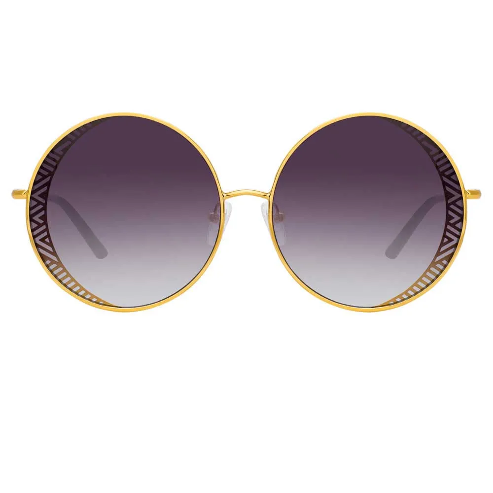 Matthew Williamson Blossom C1 Round Sunglasses sold by Linda Farrow