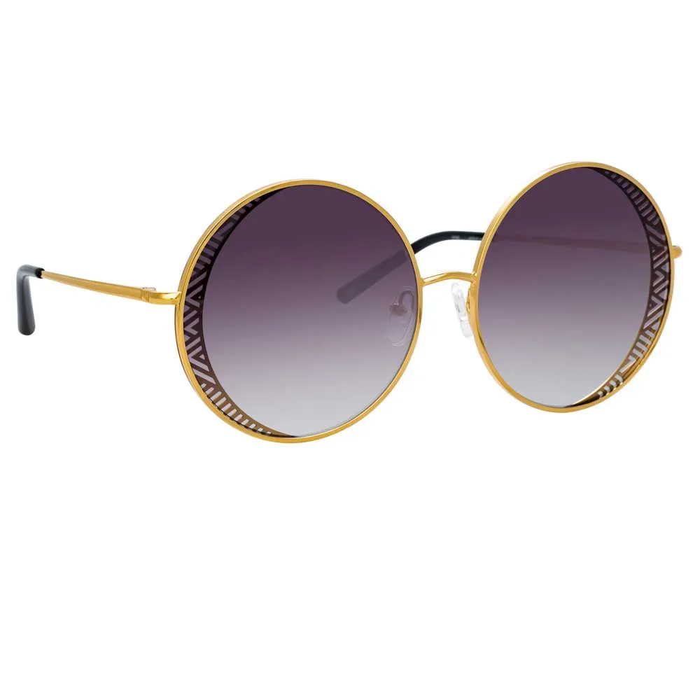 Matthew Williamson Blossom C1 Round Sunglasses sold by Linda Farrow product image thumbnail 2