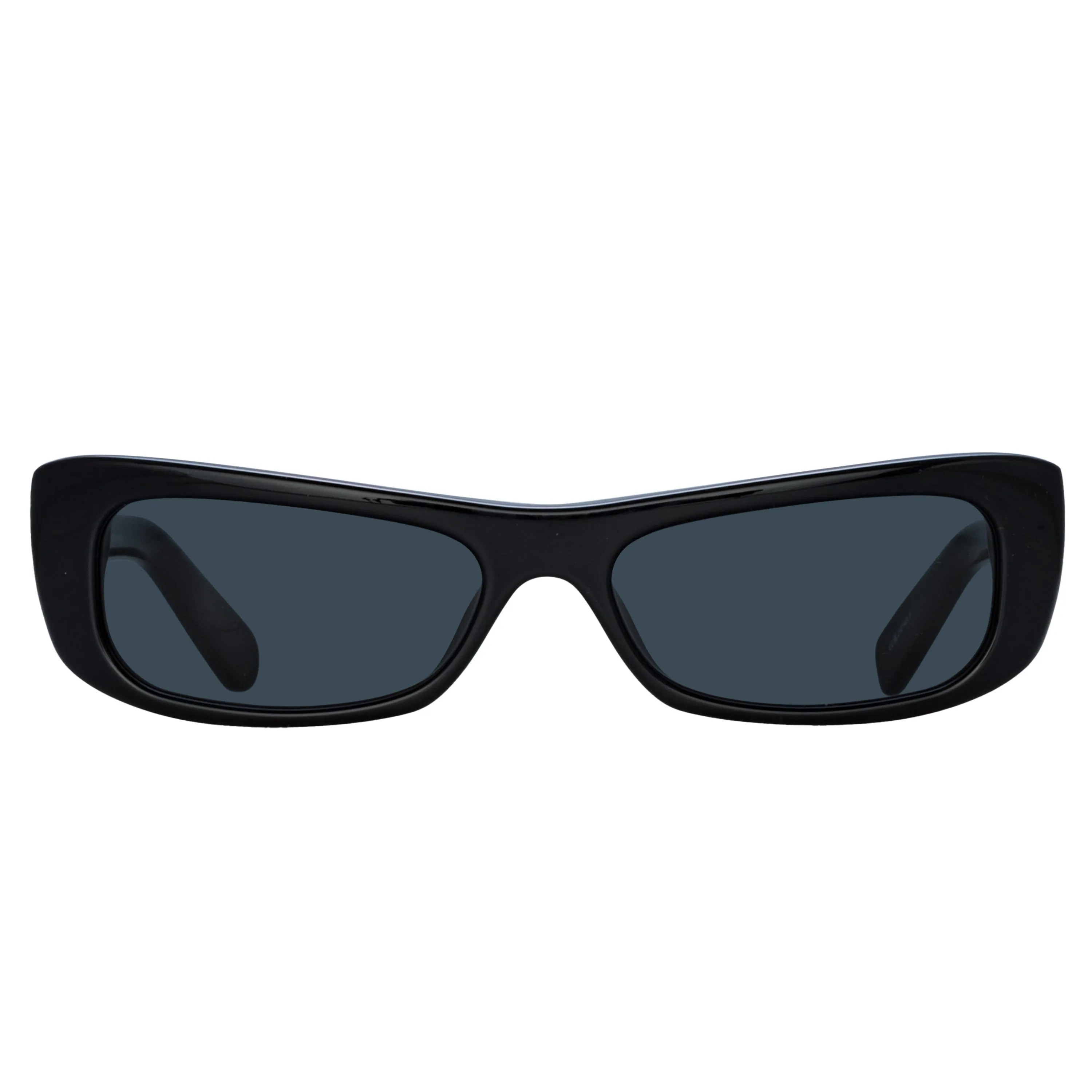 Capri Rectangular Sunglasses in Black by Jacquemus sold by Linda Farrow product image thumbnail 2