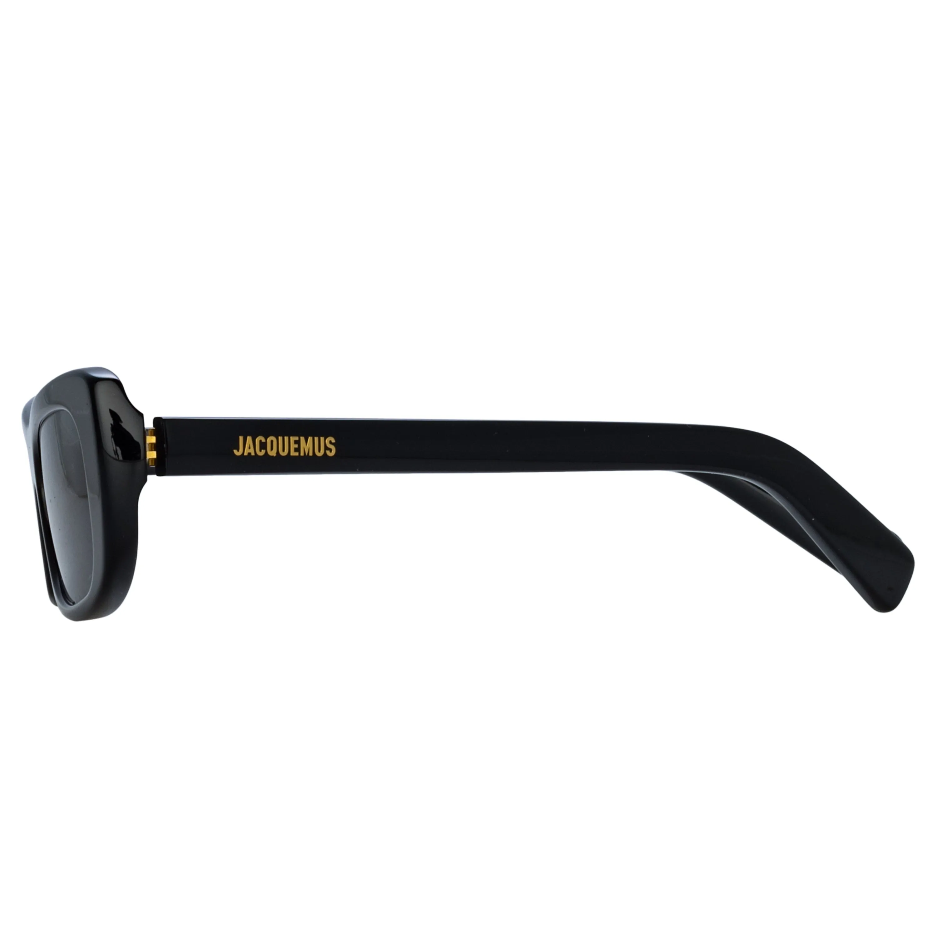 Capri Rectangular Sunglasses in Black by Jacquemus sold by Linda Farrow product image thumbnail 4