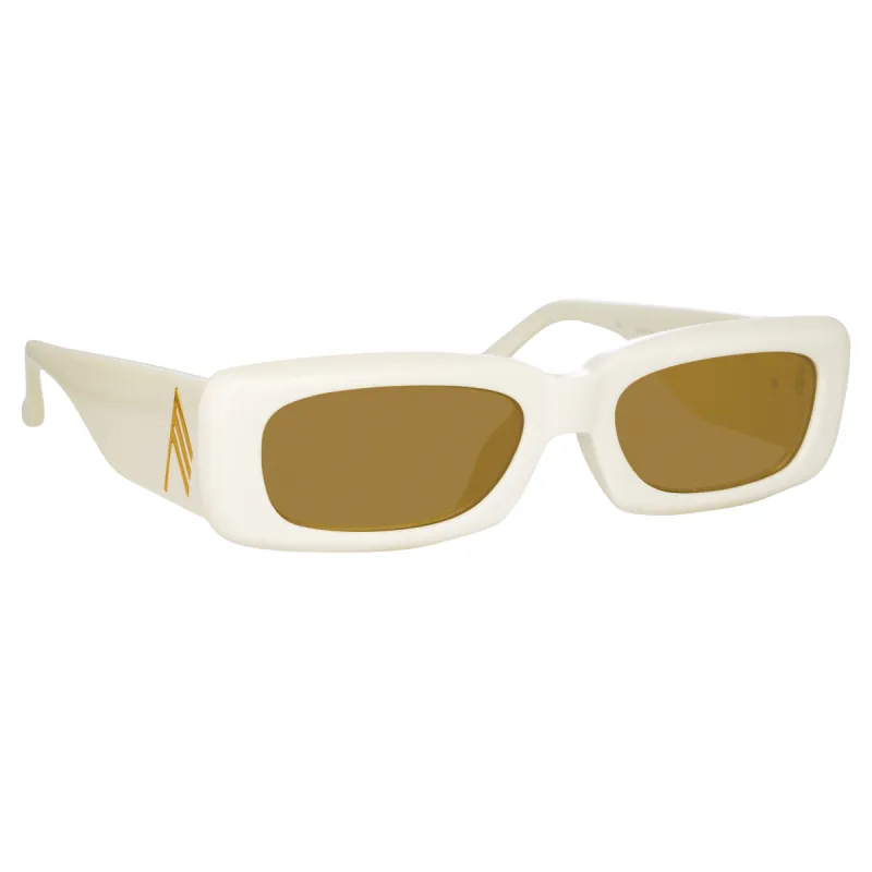 The Attico Mini Marfa in White sold by Linda Farrow