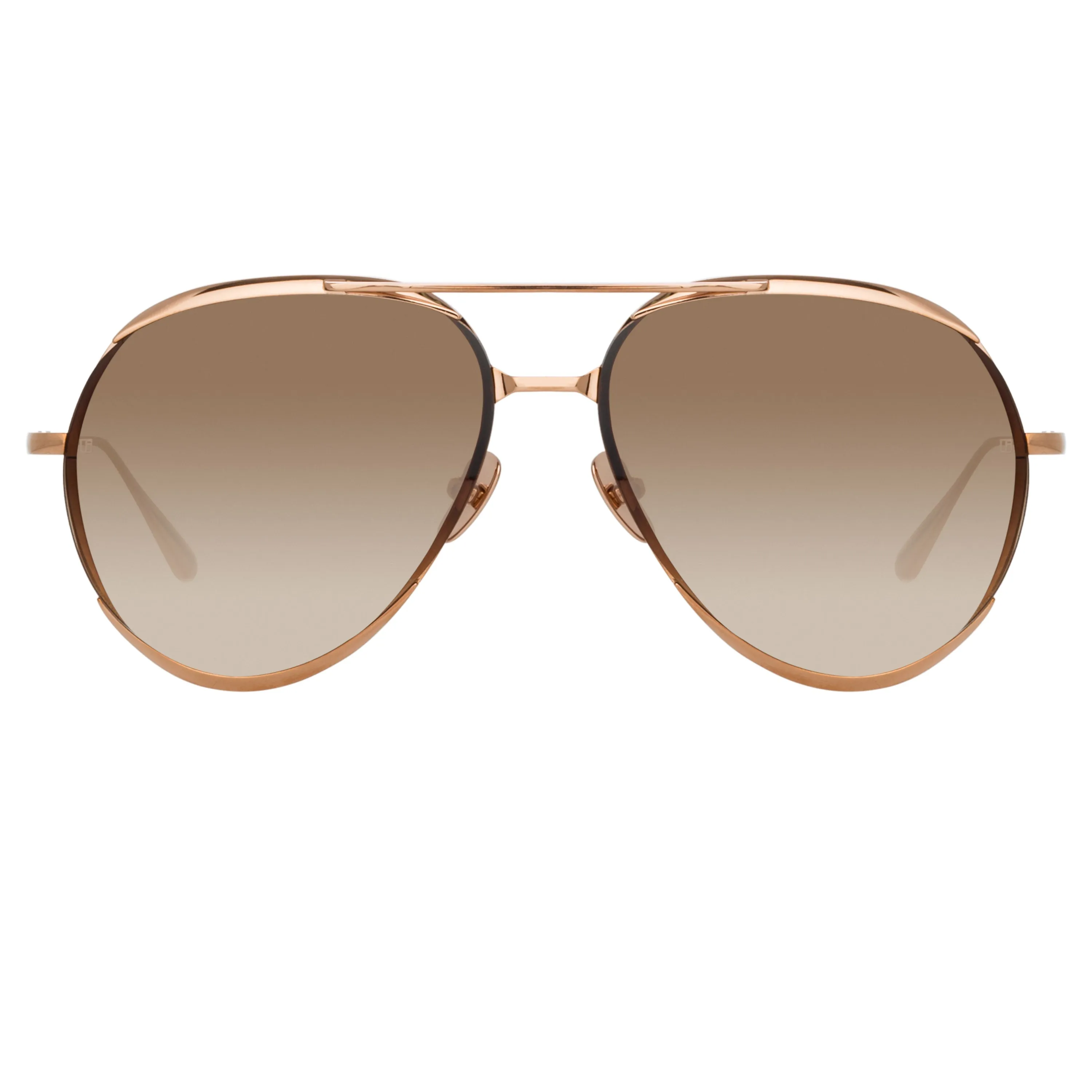 Matisse Aviator Sunglasses in Rose Gold sold by Linda Farrow product image thumbnail 2