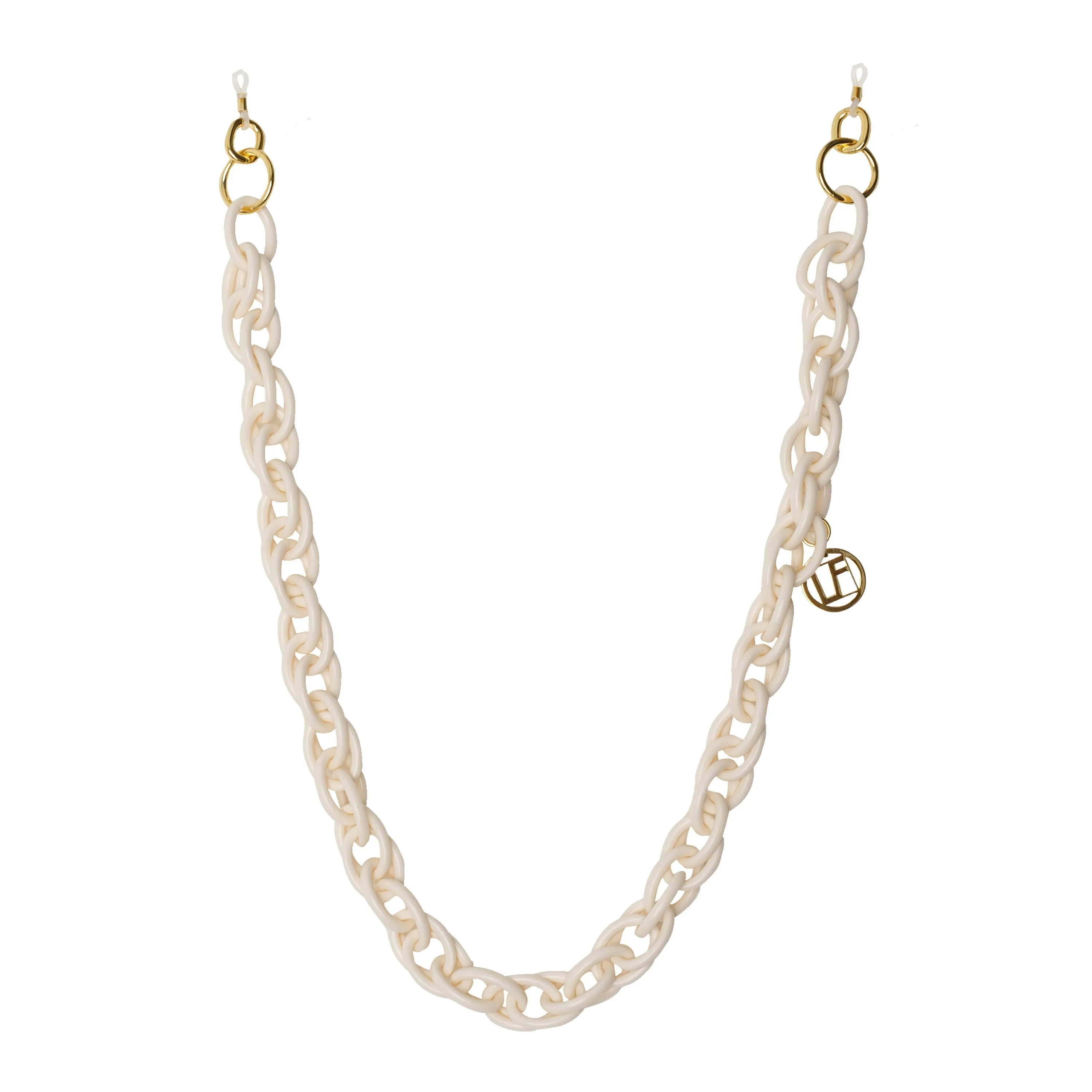 Multi Loop Cream Acetate Chain sold by Linda Farrow product image thumbnail 2