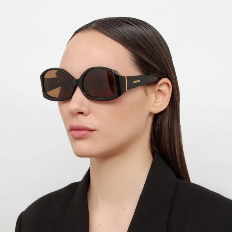Colapso Special Sunglasses in Black by Jacquemus sold by Linda Farrow