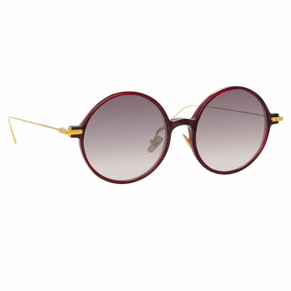 Linda Farrow Linear Savoye C11 Round Sunglasses sold by Linda Farrow product image thumbnail 2