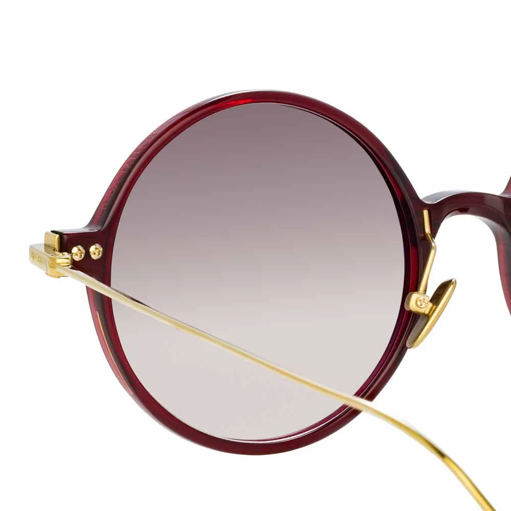 Linda Farrow Linear Savoye C11 Round Sunglasses sold by Linda Farrow product image thumbnail 4