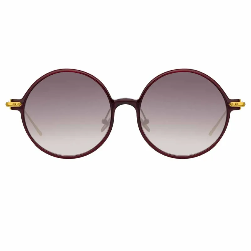 Linda Farrow Linear Savoye C11 Round Sunglasses sold by Linda Farrow