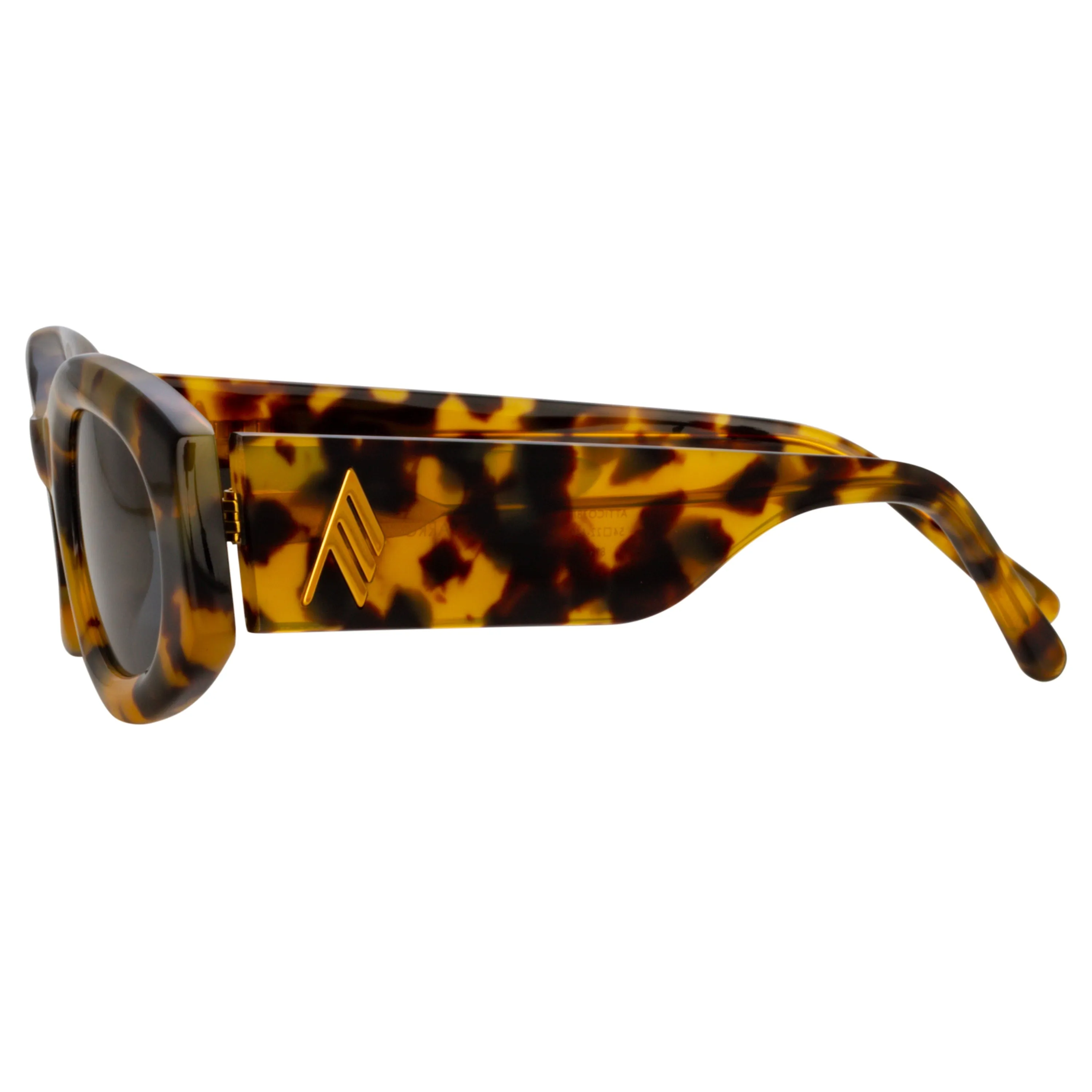The Attico Berta Oval Sunglasses in Tortoiseshell sold by Linda Farrow product image thumbnail 4