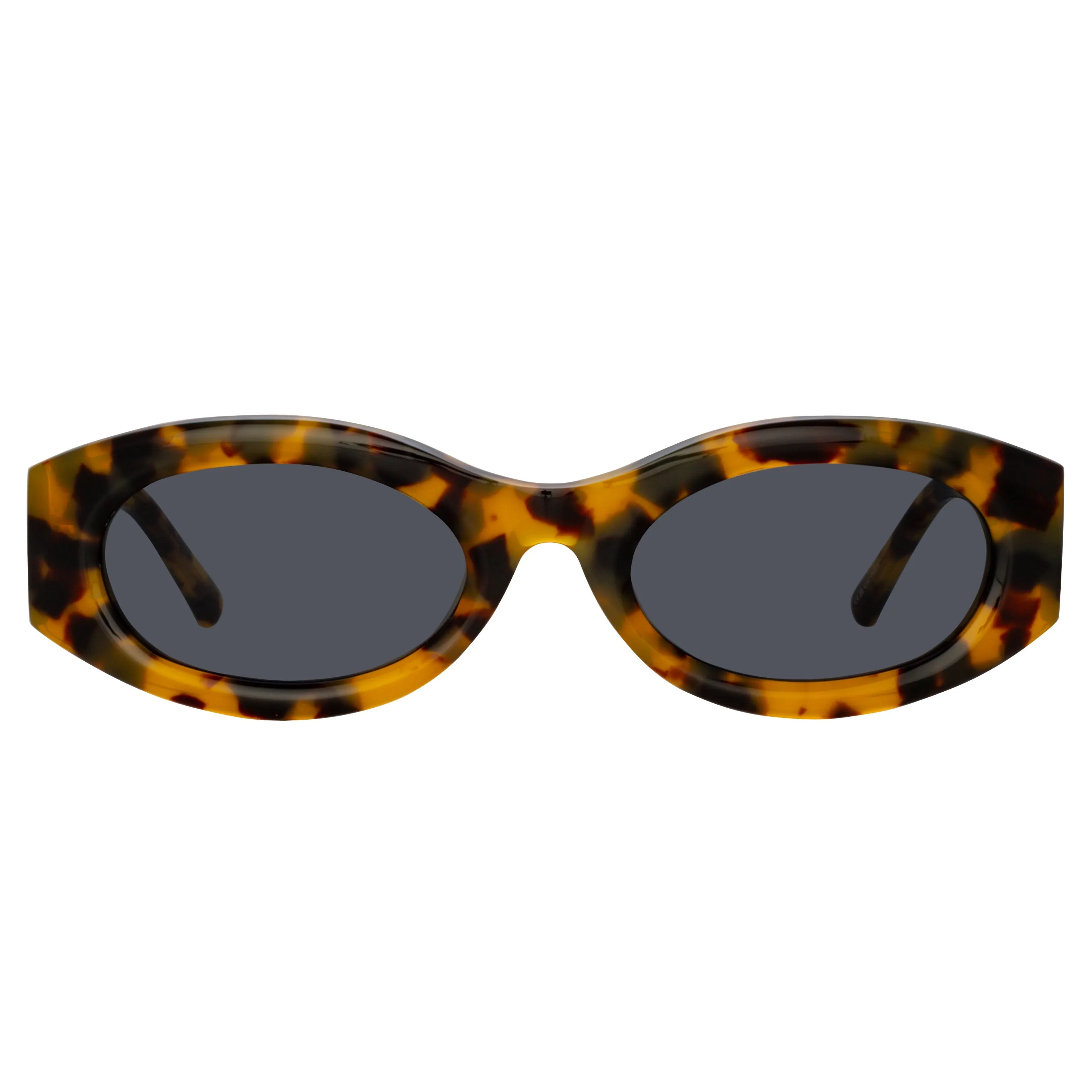 The Attico Berta Oval Sunglasses in Tortoiseshell sold by Linda Farrow product image thumbnail 2