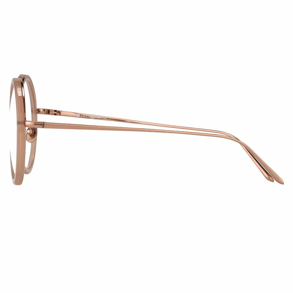 Linda Farrow Tracy C16 Round Optical Frame sold by Linda Farrow product image thumbnail 3