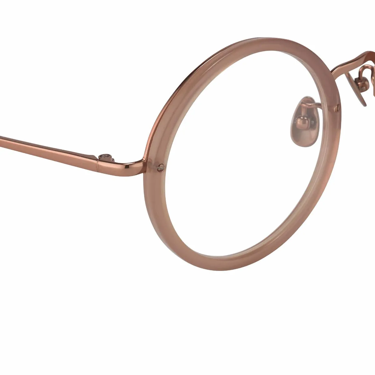 Linda Farrow Tracy C16 Round Optical Frame sold by Linda Farrow product image thumbnail 4