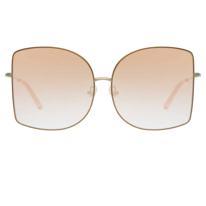 Matthew Williamson Lilac C2 Oversized Sunglasses sold by Linda Farrow