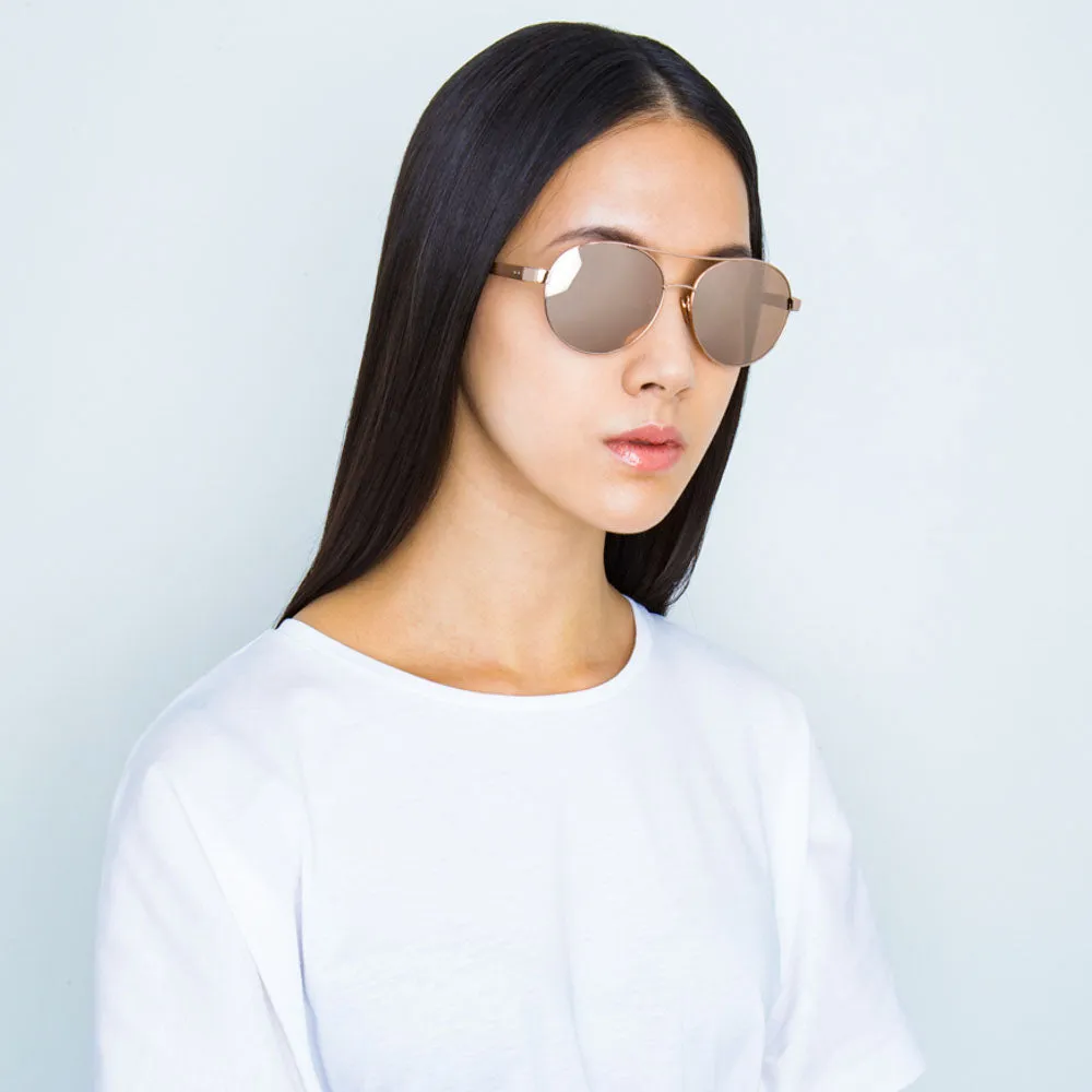 Linda Farrow 559 C3 Aviator Sunglasses sold by Linda Farrow product image thumbnail 5